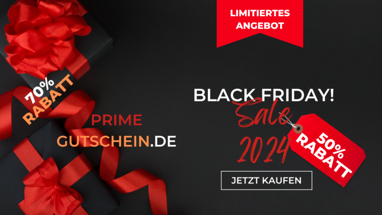 Black Friday Rabattcodes bei PrimeGutschein.de 2024